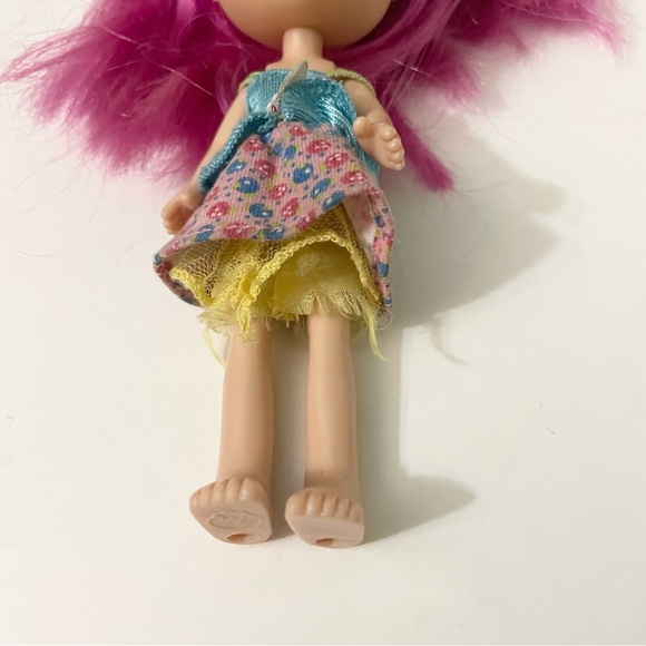 Hasbro Strawberry Shortcake Raspberry Tart 6" Doll Pink Hair Doll - Picture 4 of 15